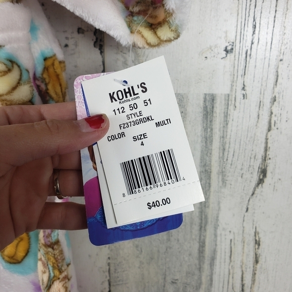 New Disney frozen girls bath robe size 4 - Picture 5 of 10